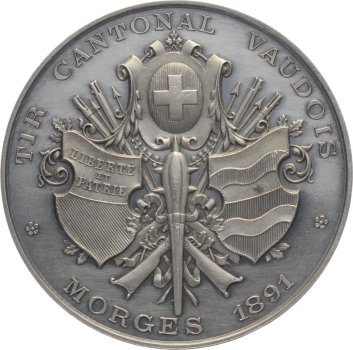 Preview: 1891 Morges - Silber - Kantonales Schützenfest Waadt